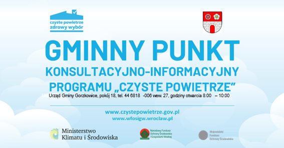 Gminny Punkt Konsultacyjno - informacyjny programu Czyste Powietrze