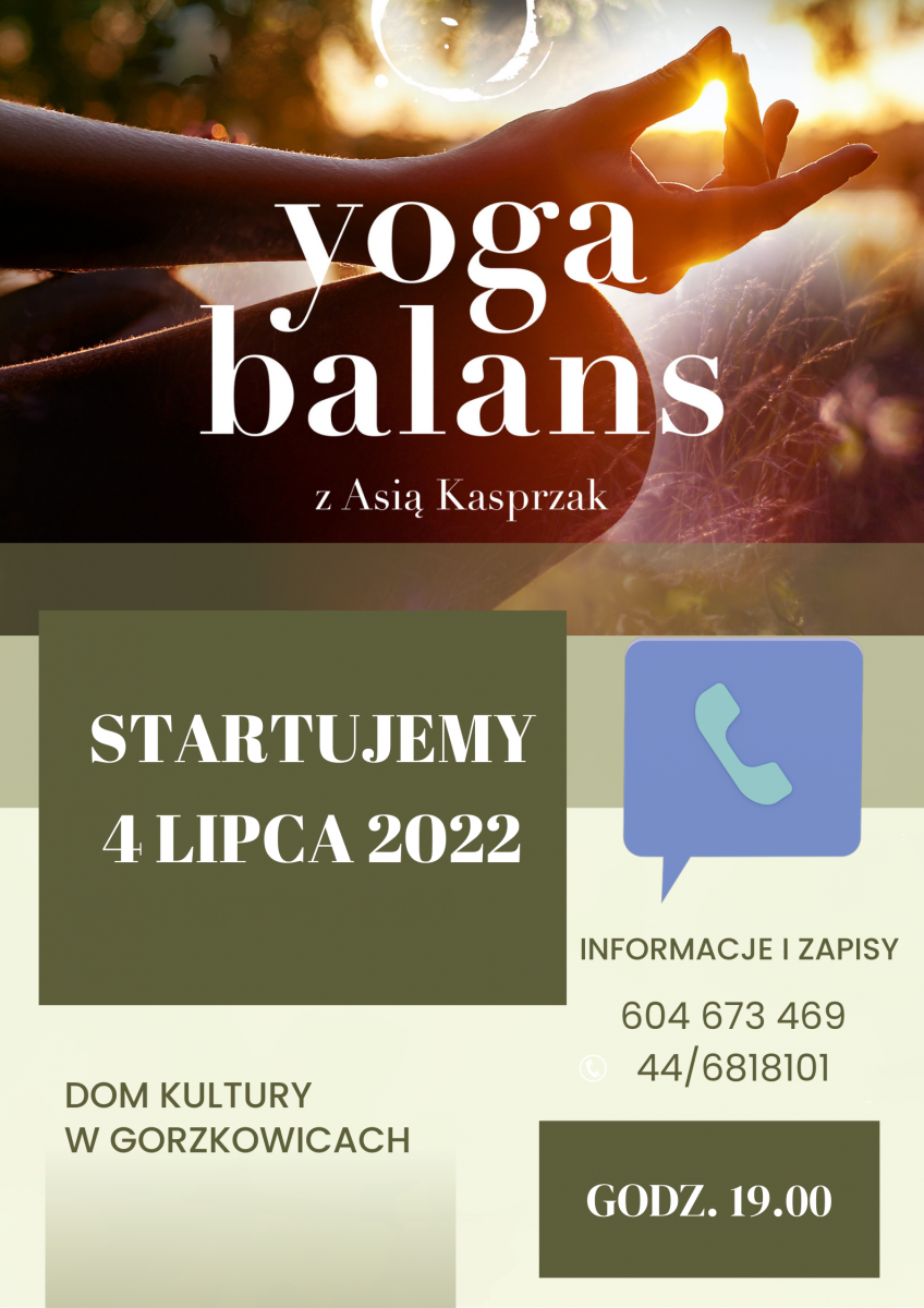 zapraszamy na zajęcia jogi