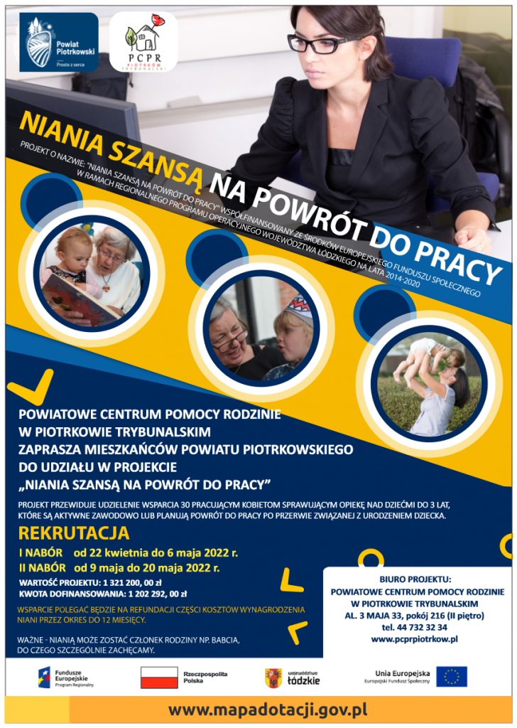 Rusza projekt "Niania szansą na powrót do pracy"