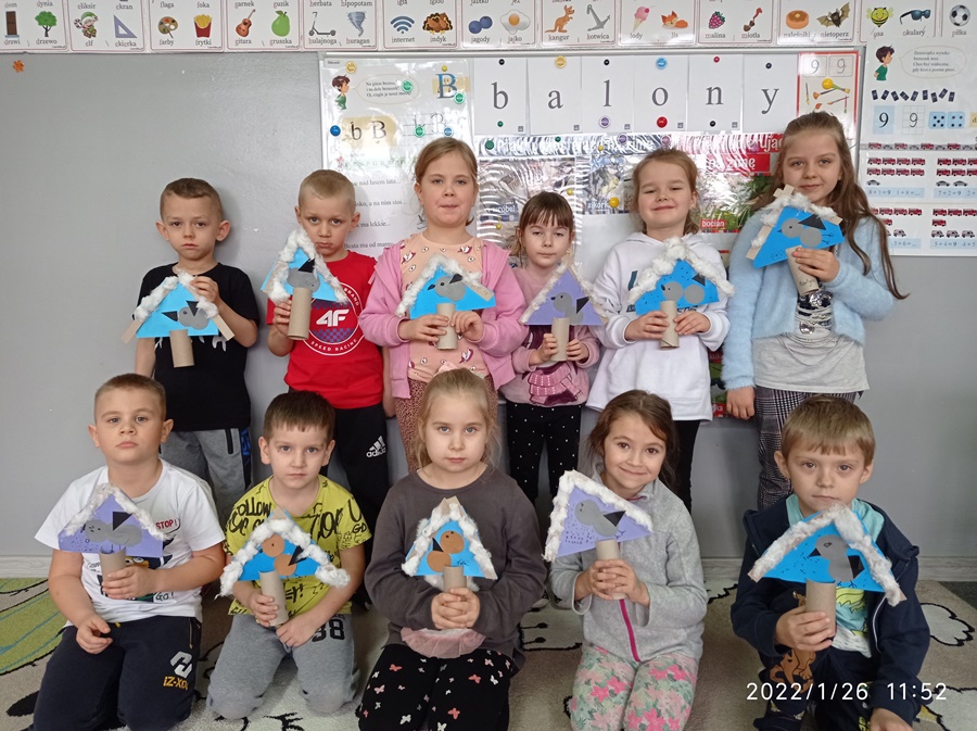 Dokarmiamy ptaki - Przedszkole Samorządowe w Gorzkowicach