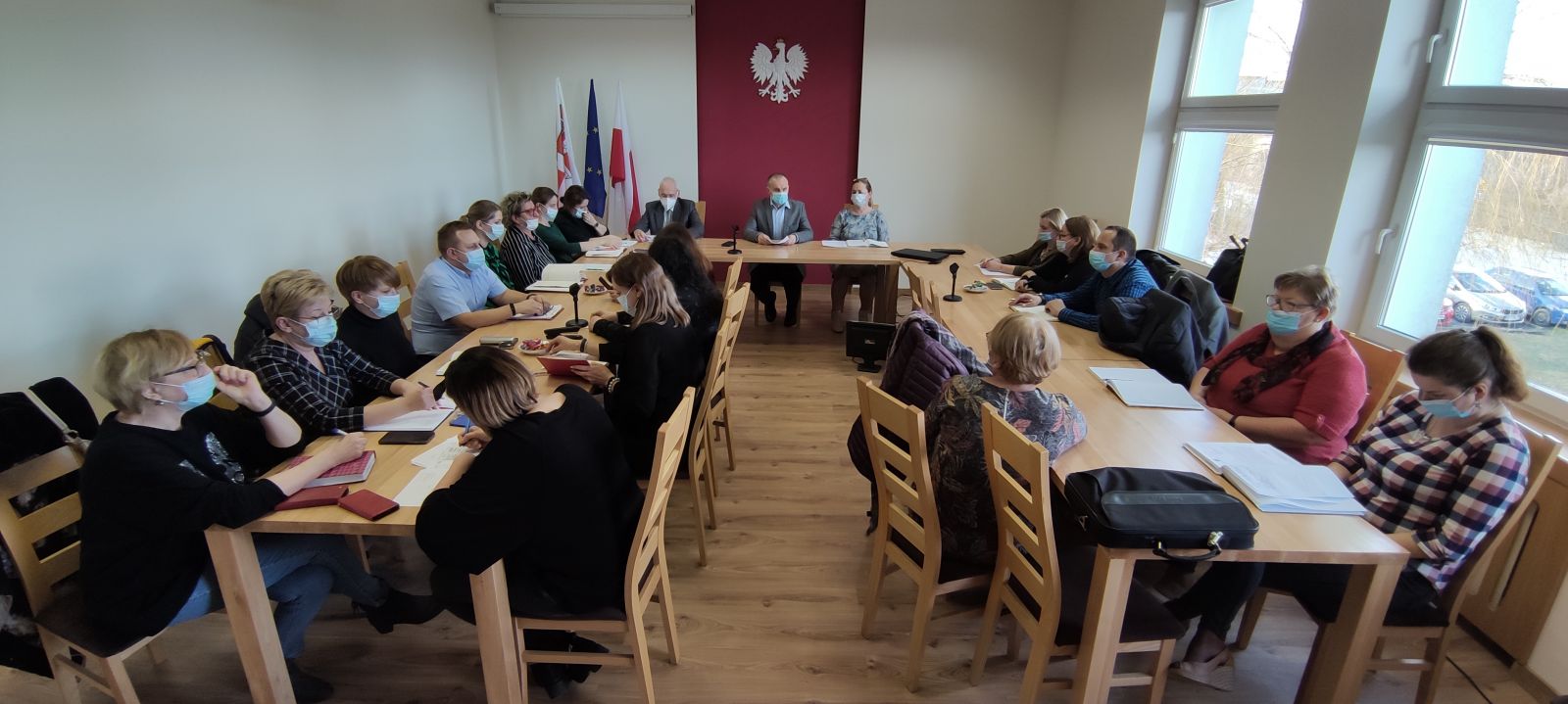Spotkanie Gminnego Zespołu Zarządzania Kryzysowego