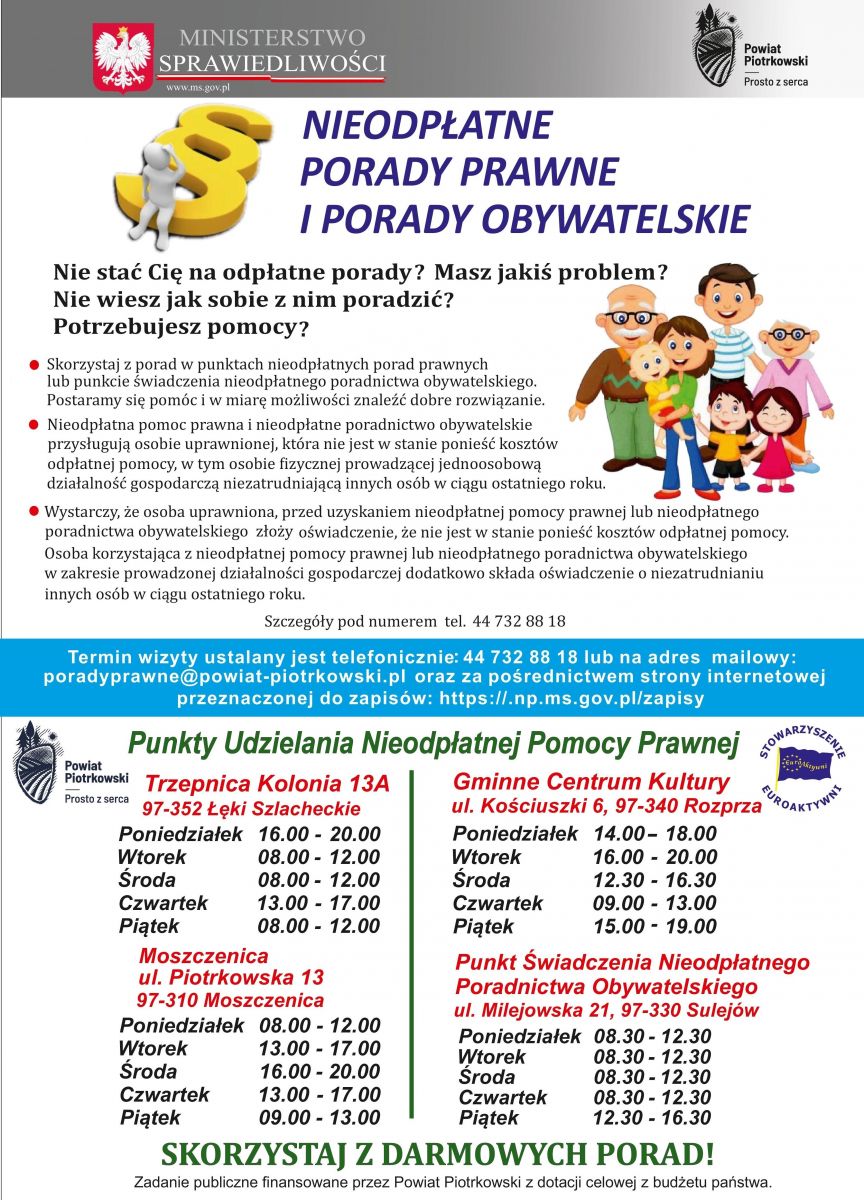 Nieodpłatna pomoc prawna