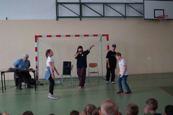 Koncert filharmonii w Szkole Podstawowej w Gorzkowicach