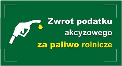 Rolnikom posiadającym użytki rolne na terenie Gminy Kluczewsko przypominamy, że zbliża się drugi termin składania wniosków  o zwrot  podatku akcyzowego zawartego w cenie oleju napędowego wykorzystywanego do produkcji rolnej.   Wnioski o zwrot podatku składamy w terminie:    od 1 sierpnia 2024 r. do 2 września 2024 r.  Do wniosku należy dołączyć faktury VAT oleju napędowego zakupionego  w okresie: od 1 lutego 2024 r. do 31 lipca 2024 r., a także w przypadku ubiegania się przez producenta rolnego o zwrot podatku w odniesieniu do bydła, koni, kóz, świń, owiec dokument wydany przez kierownika biura powiatowego ARiMR, zawierający informację o liczbie dużych jednostek przeliczeniowych bydła, koni, kóz, owiec i liczbie  świń będących w posiadaniu producenta rolnego.