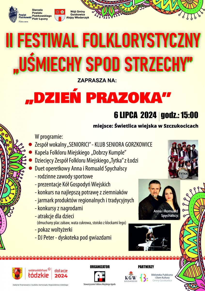 Zapraszamy na DZIEŃ PRAZOKA - KGW Szczukocice