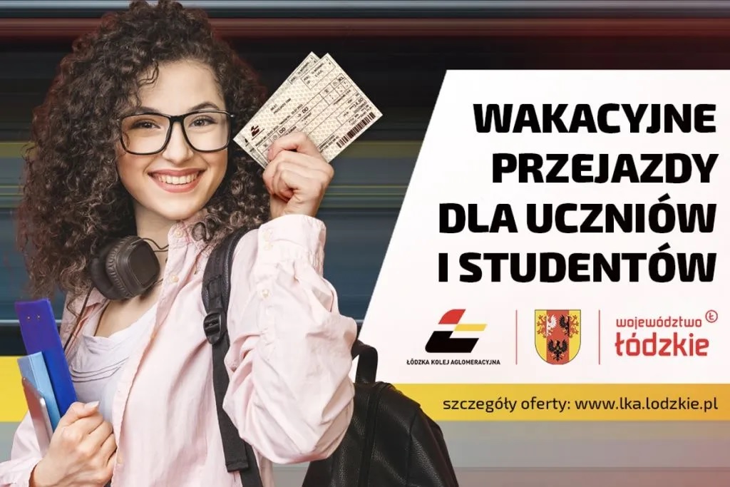 Darmowe przejazdy pociągami Łódzkiej Kolei Aglomeracyjnej dla uczniów i studentów