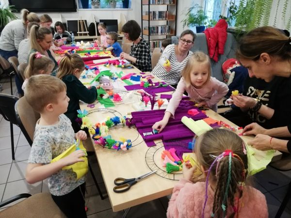 Biblioteczne przygotowania do świąt wielkanocnych