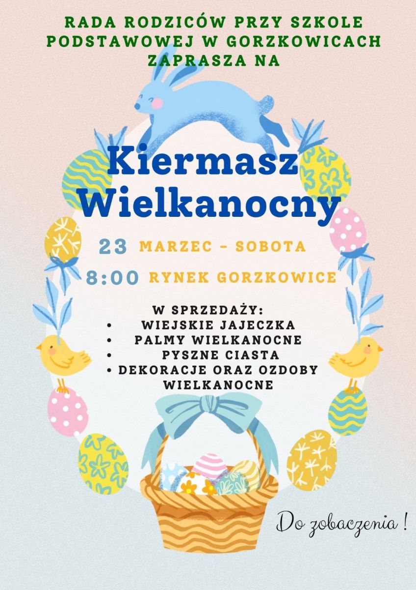 Zaproszenie na Kiermasz Wielkanocny 