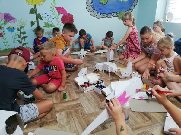 Warsztaty kreatywne dla dzieci w Świetlicy w Daniszewicach