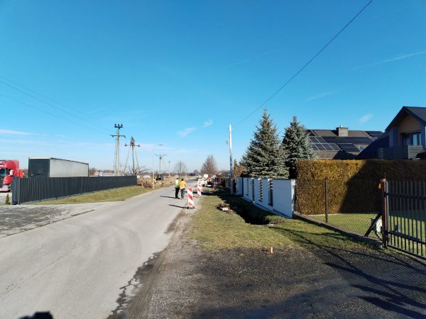 Budowa chodnika przy ul. Leonów w Gorzkowicach