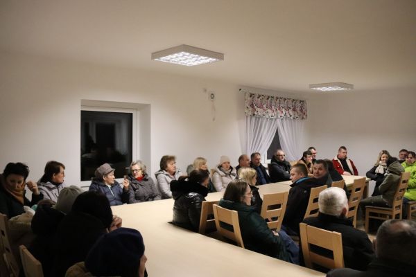 Spotkanie z mieszkańcami Gorzkowiczek