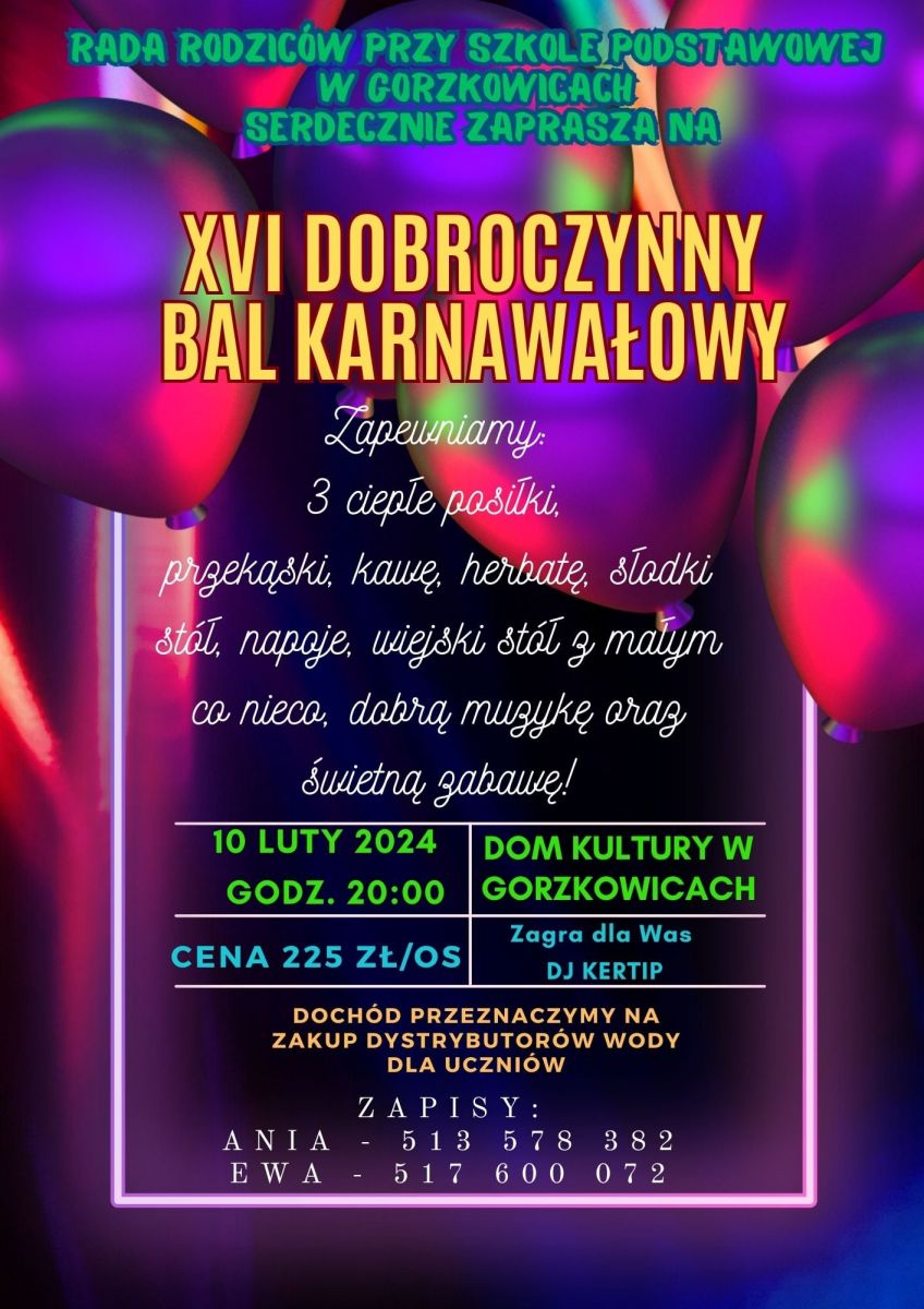 Balu Karnawałowym 