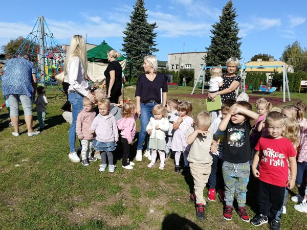 Próbna ewakuacja w Przedszkolu Samorządowym