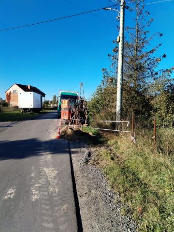 Budowa nowego odcinka sieci wodociągowej