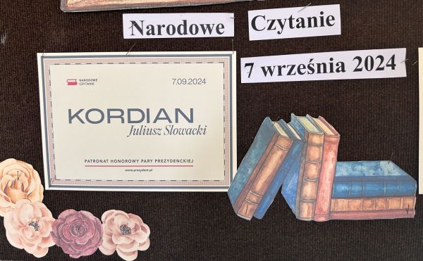 Narodowe Czytanie w świetlicy szkolnej - SP Gorzkowice