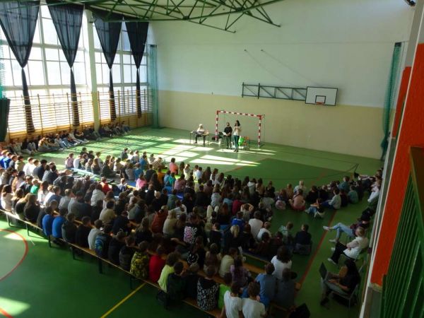 Koncert Filharmonii w Szkole Podstawowej w Gorzkowicach
