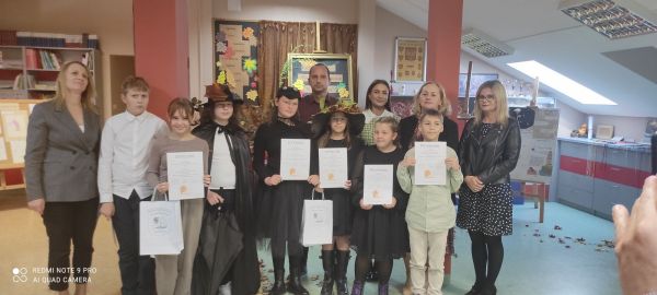 I miejsce w konkursie recytatorskim - SP Krzemieniewice