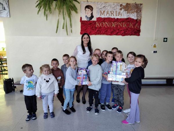 Realizacja bonu podarunkowego w ramach udziału w ogólnopolskim konkursie „Klub Mleczaka” SP Krzemieniewice