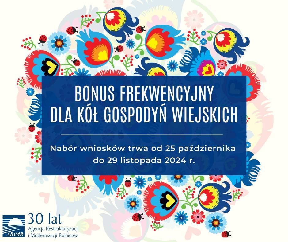 Bonusy frekwencyjne. Trwa nabór wniosków dla kół gospodyń wiejskich