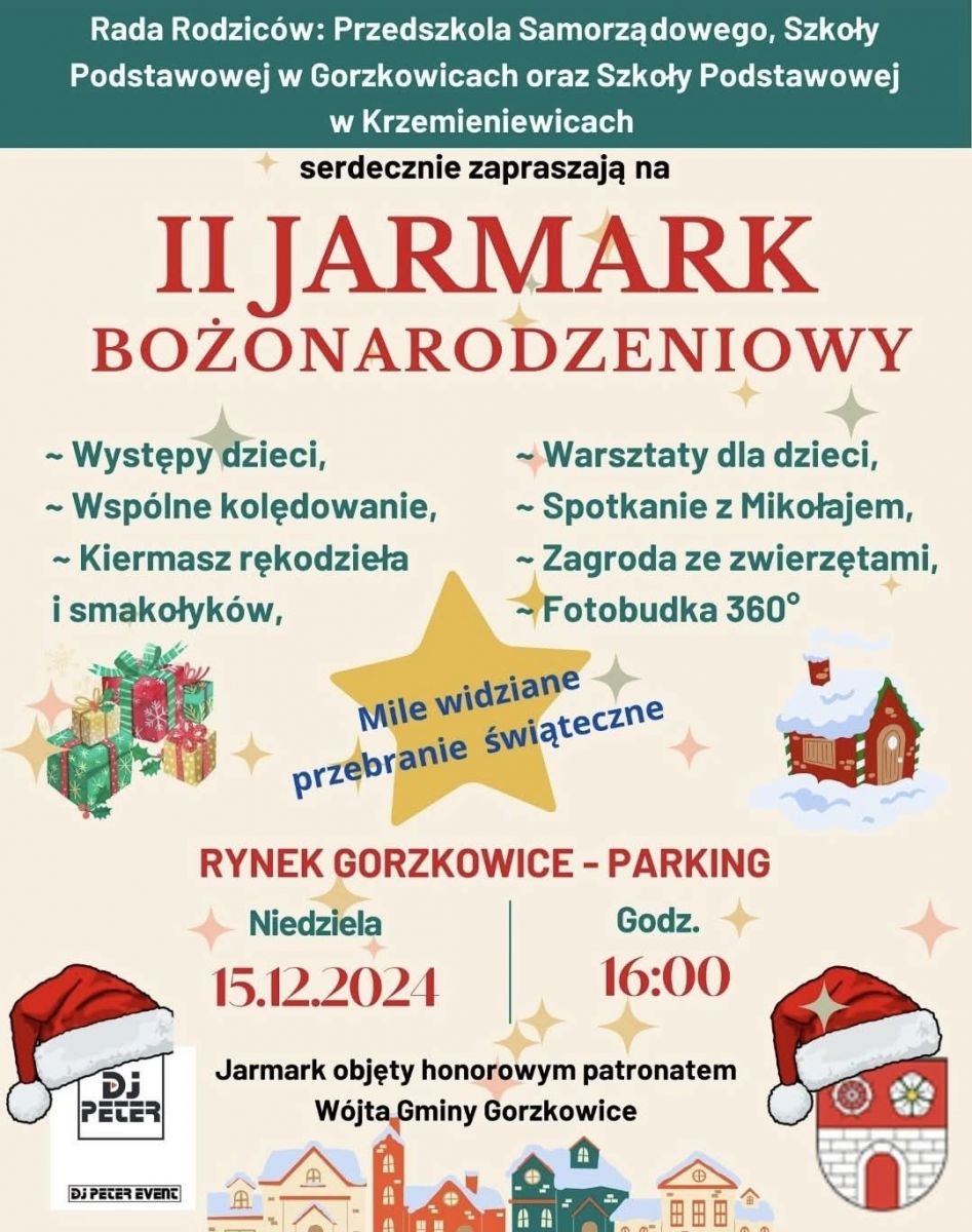 Zaproszenie na Jarmark Bożonarodzeniowy 2024