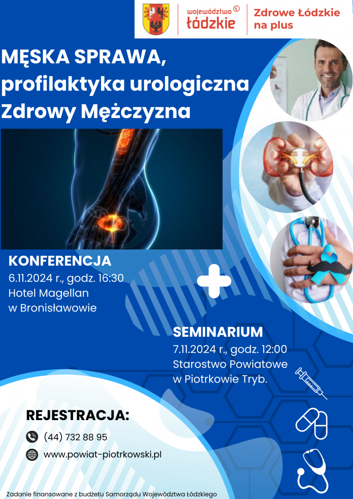 Ostatni moment, aby się zapisać na seminarium „Męska sprawa, profilaktyka urologiczna"