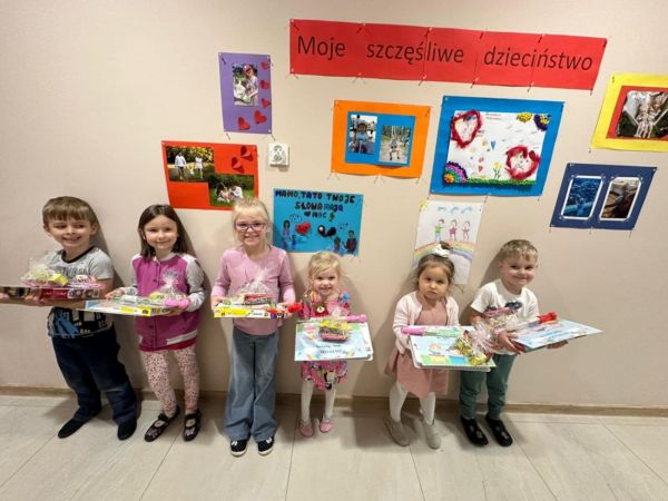 Rozstrzygnięcia konkursu „ Moje szczęśliwe dzieciństwo” w Przedszkolu Samorządowym