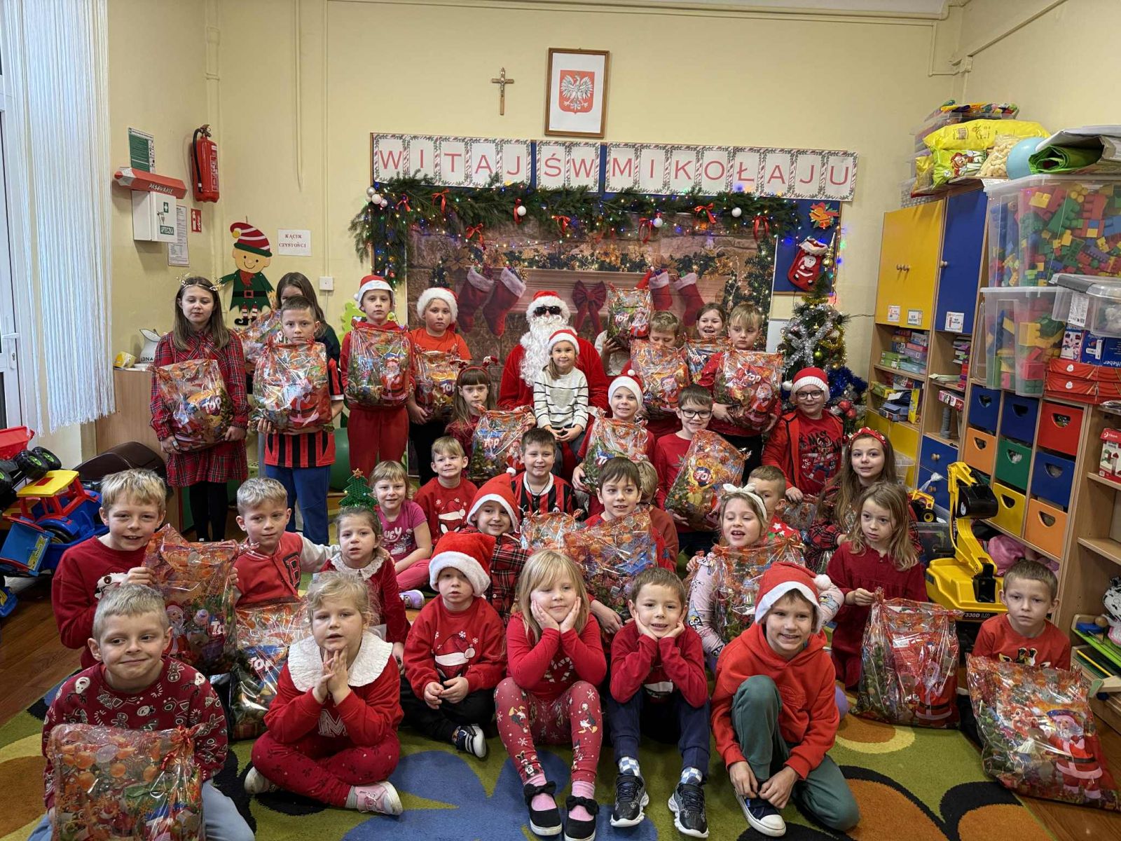 Wizyta Św. Mikołaja - SP Krzemieniewice