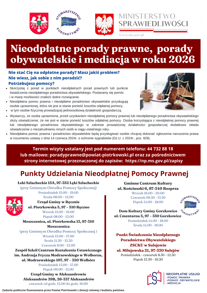 Informacja punkty prawne na 2026 rok