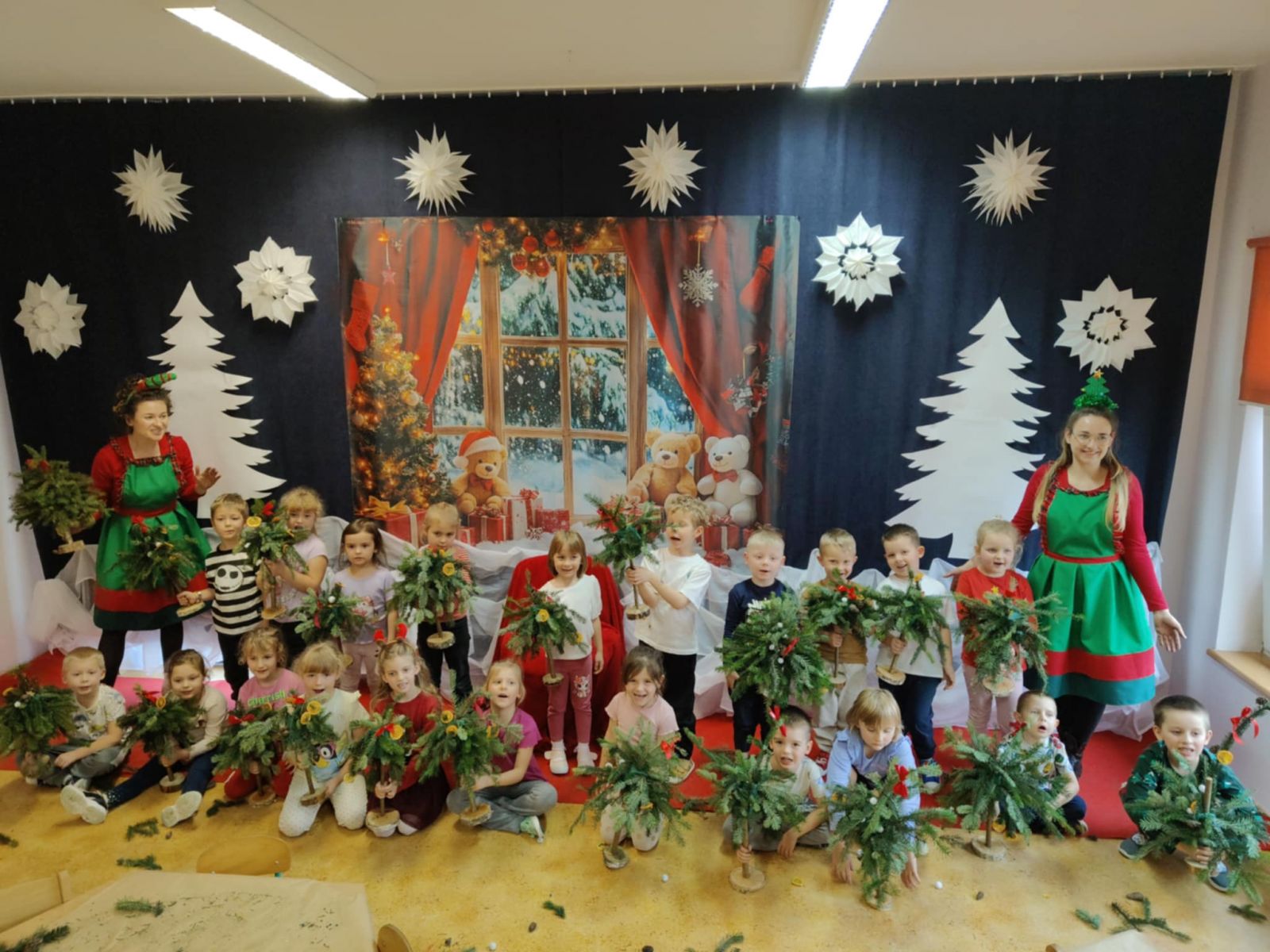 Warsztaty świąteczne w Przedszkolu Samorządowym w Gorzkowicach