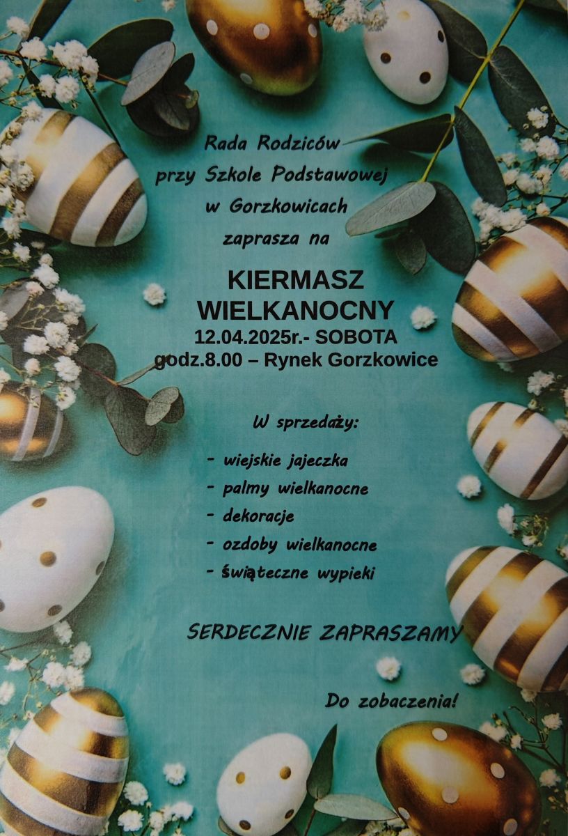 Zaproszenie na Kiermasz Wielkanocny