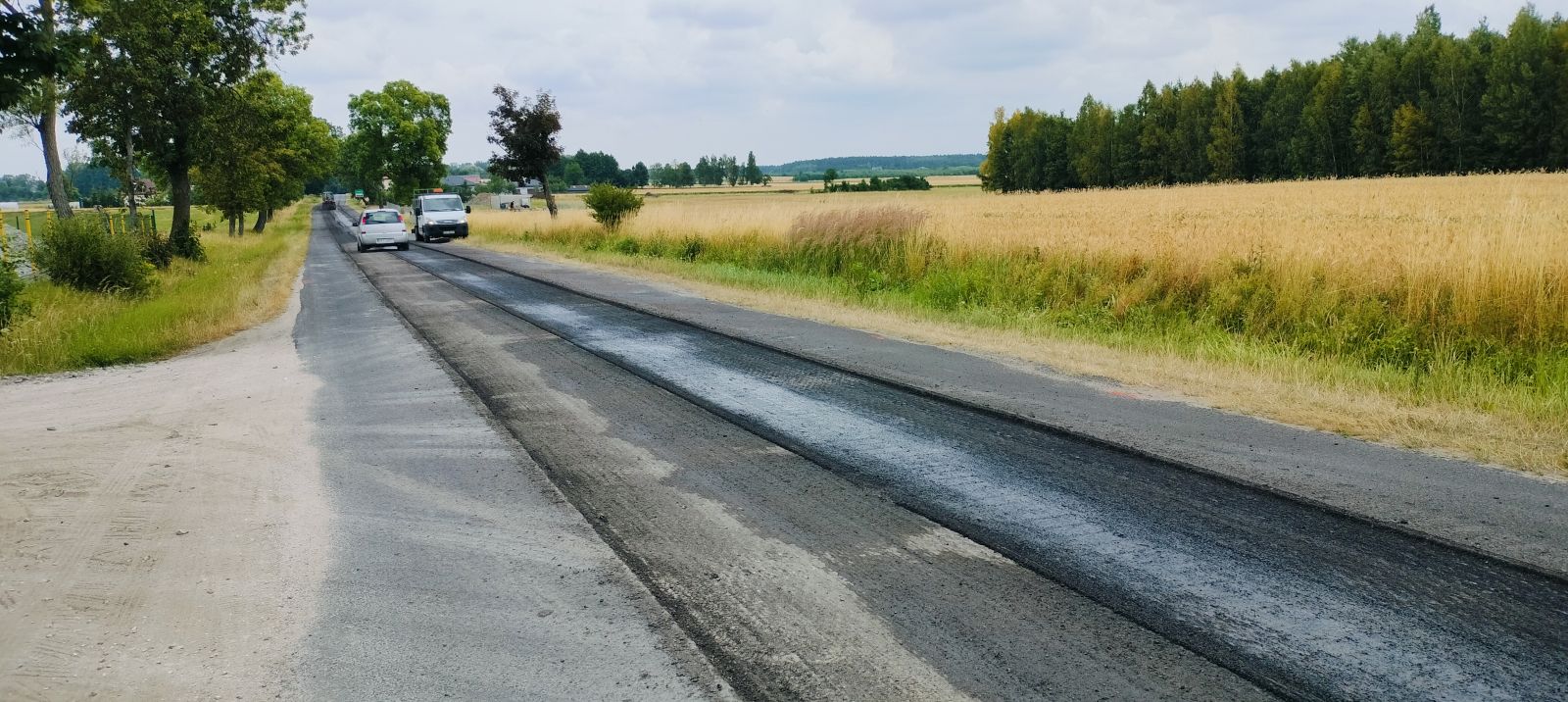Trwają roboty drogowe w Gorzkowiczkach i Sobakowie