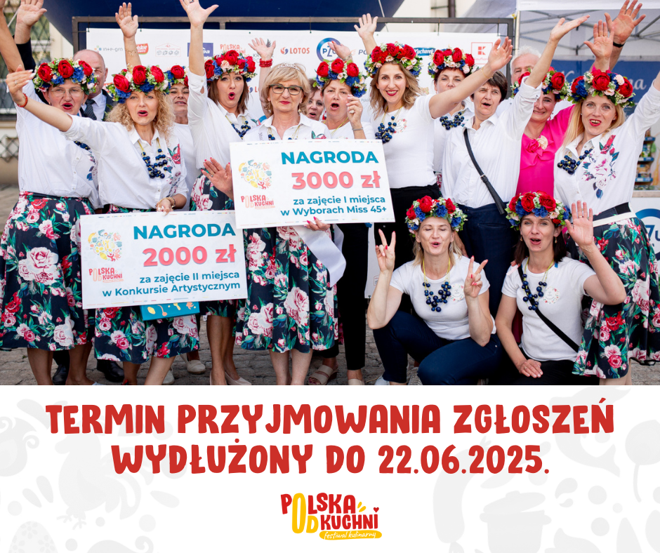 Festiwal Polska od Kuchni - zmiana terminu przyjmowania zgłoszeń