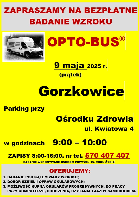 Bezpłatne badanie wzroku