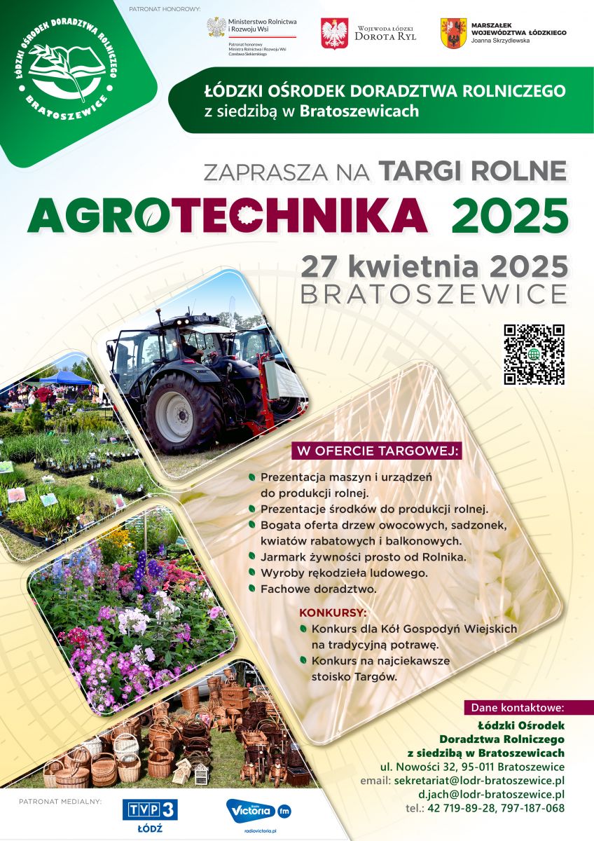 Zaproszenie na Targi Rolne AGROTECHNIKA 2025