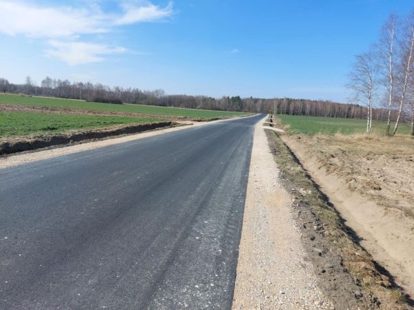 Zakończenie robót drogowych w miejscowości Porosło