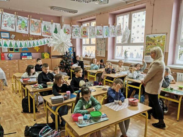 Lekcja otwarta w klasie 2a - SP Gorzkowice