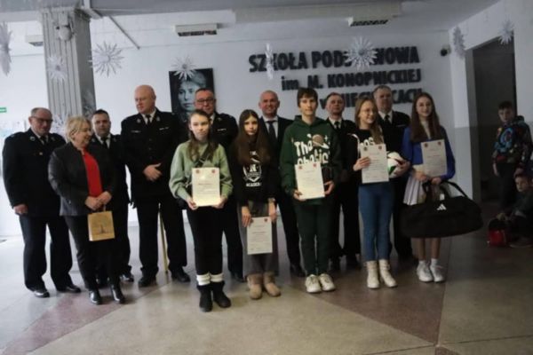 Miejsko – Gminne eliminacje Ogólnopolskiego Turnieju Wiedzy Pożarniczej 2025 – SP Krzemieniewice