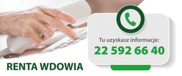 Pod numerem 22 592 66 40 w godzinach od 9.00 do 14.00 w dni powszednie możesz uzyskać wszelkie informacje na temat zasad przyznawania renty wdowiej.  ✅ czy przysługuje mi renta wdowia? ✅ co to znaczy: zbieg świadczeń? ✅ gdzie i do kiedy mogę złożyć wniosek? ✅ jakie dokumenty muszę dołączyć? ✅ od kiedy będzie wypłacana renta wdowia?  Planujesz złożyć wniosek o rentę wdowią, a nie znasz jeszcze wszystkich odpowiedzi na nurtujące Cię pytania?   Więcej:  https://www.gov.pl/web/krus/renta-wdowia---pytania-i-odpowiedzi  Sprawdź, przeczytaj, a jeśli potrzebujesz więcej informacji – zadzwoń na naszą infolinię. 