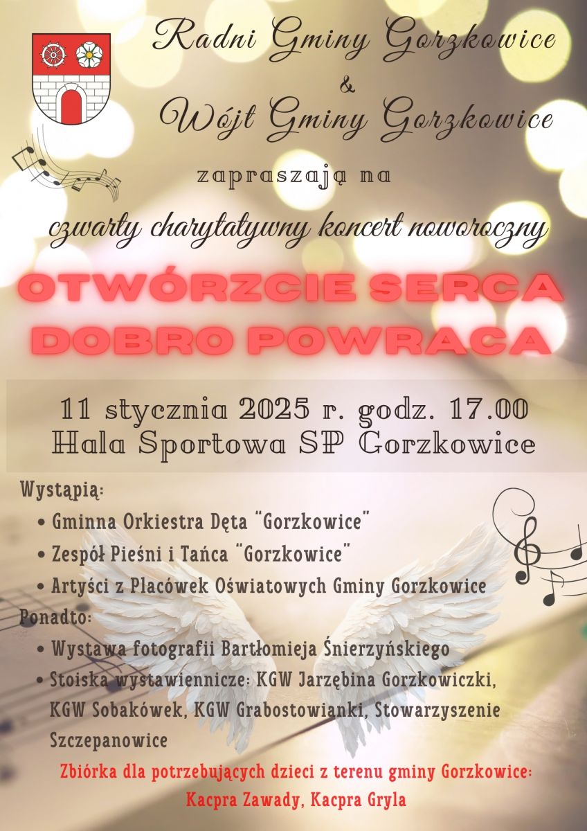 To już jutro !!! Przypominamy i zapraszamy - Koncert charytatywny