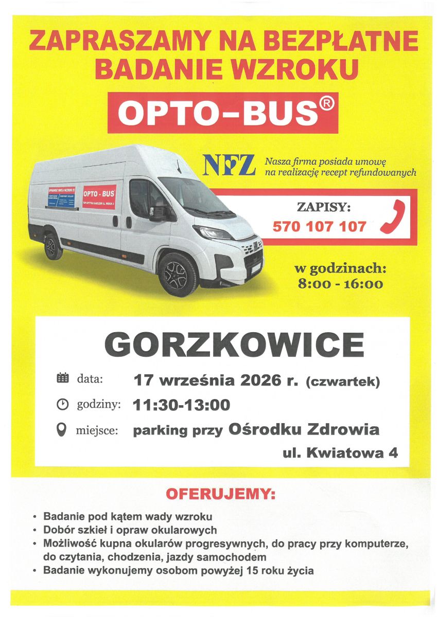 Bezpłatne badania wzroku