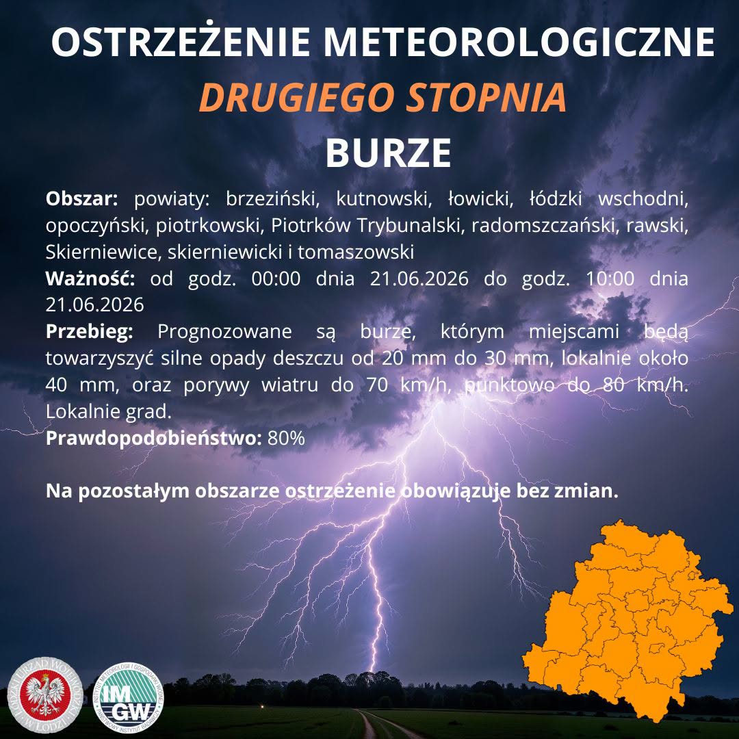 Ostrzeżenie - burza/2