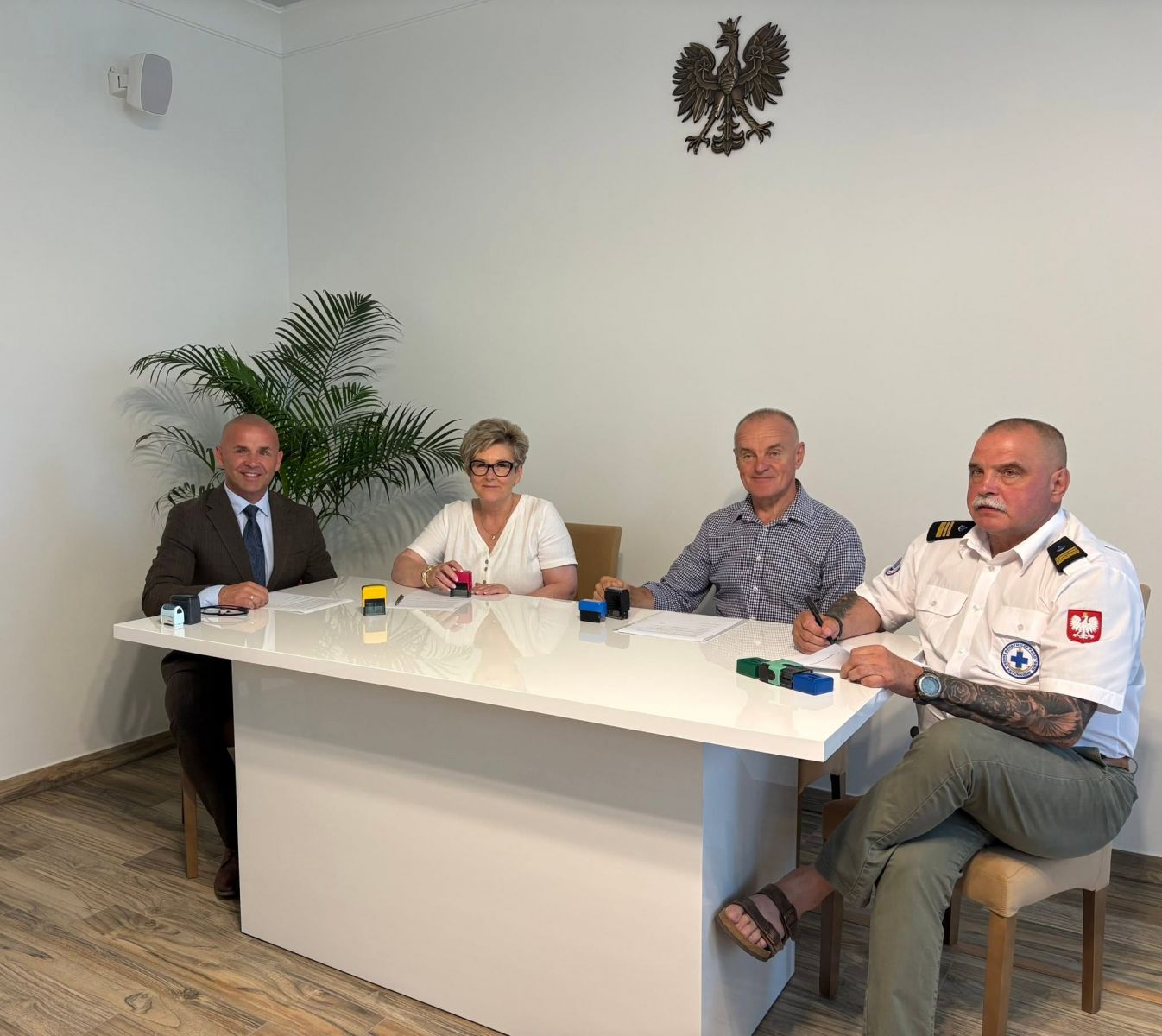 Podpisanie porozumienia na rzecz bezpieczeństwa nad Zalewem Cieszanowickim