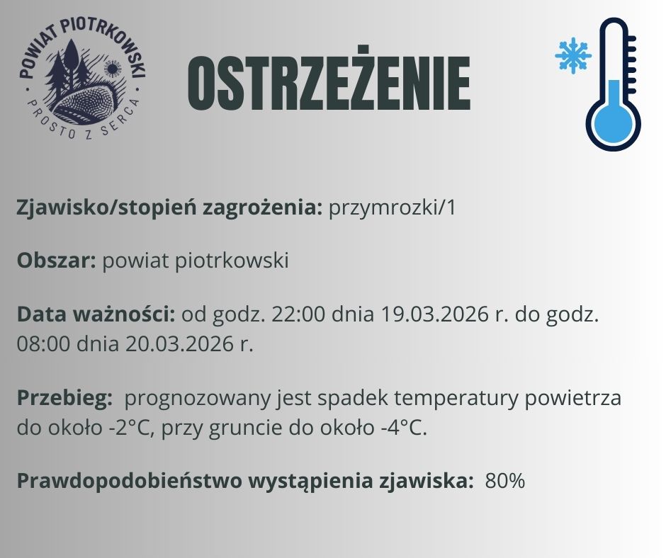 Ostrzeżenie meteorologiczne