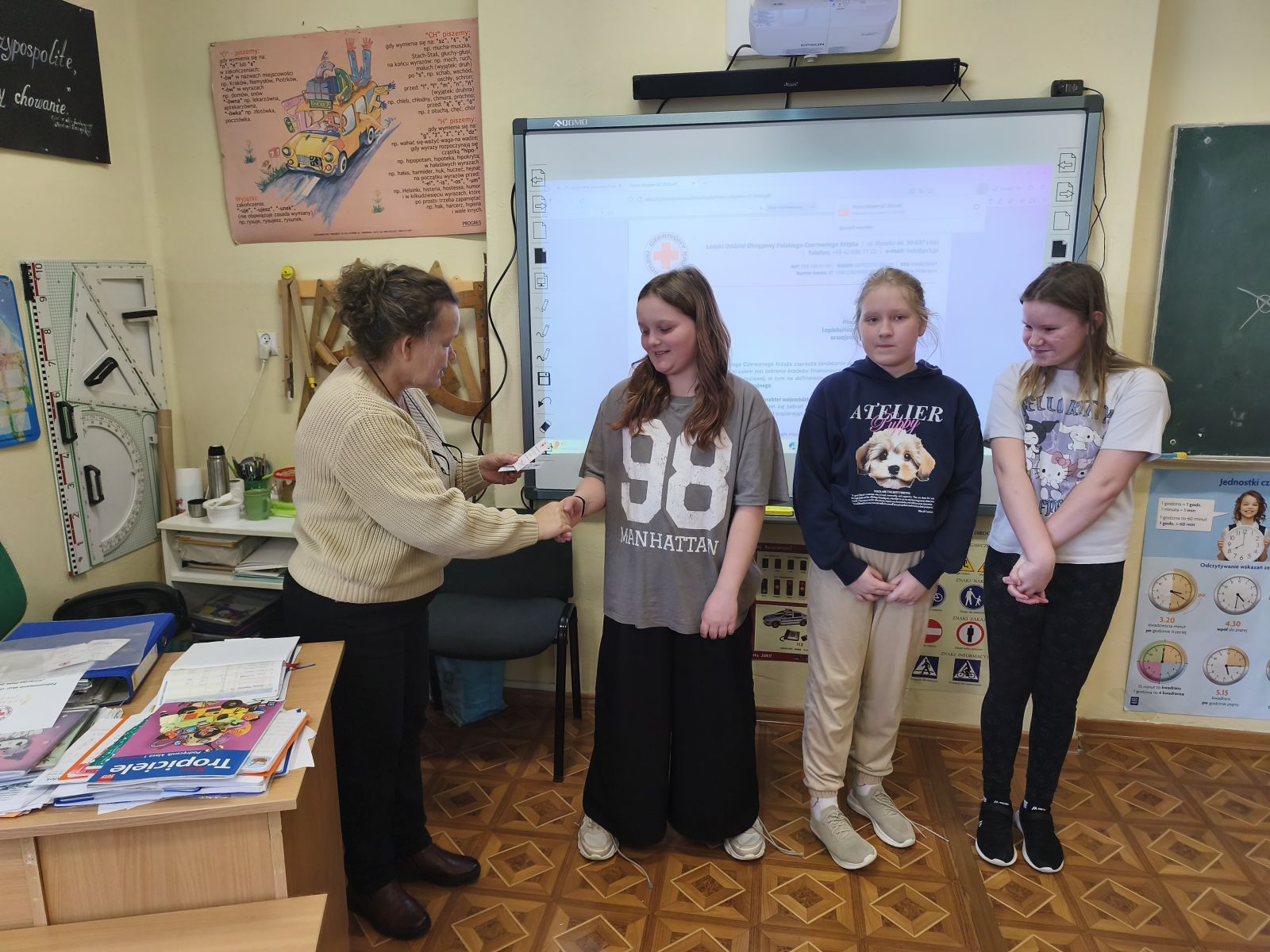 Zebranie SK PCK- SP Krzemieniewice