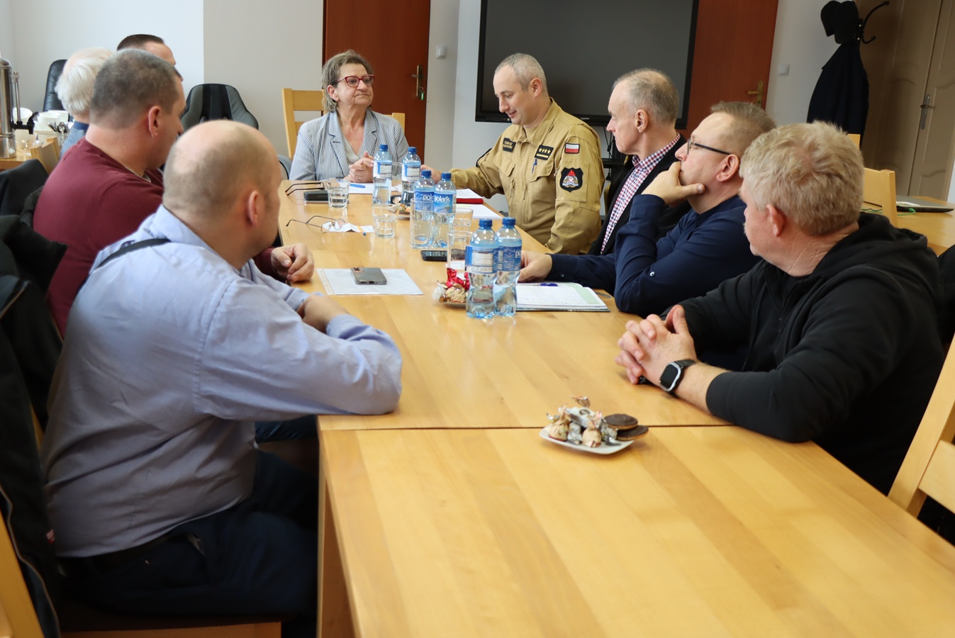 Posiedzenie zarządu Gminnego OSP RP w Gorzkowicach