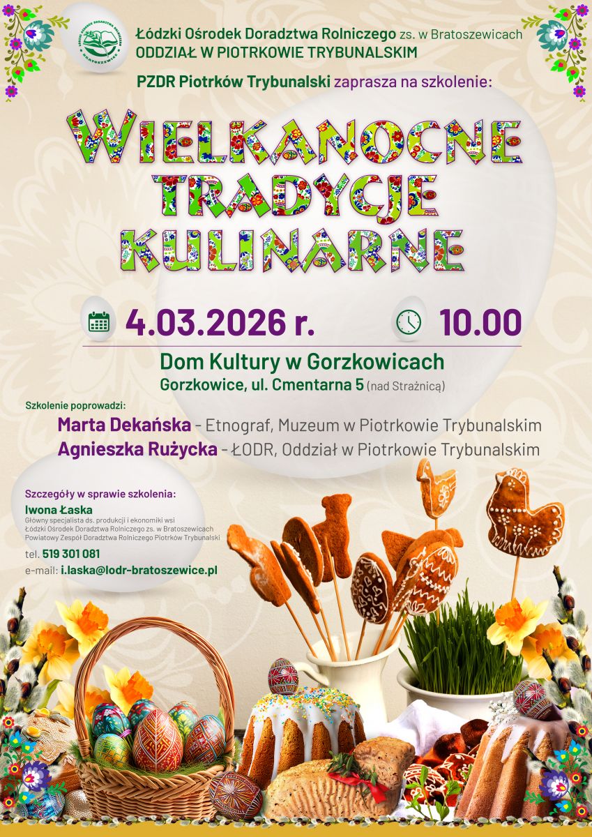 Zapraszamy na Wielkanocne Tradycje Kulinarne!