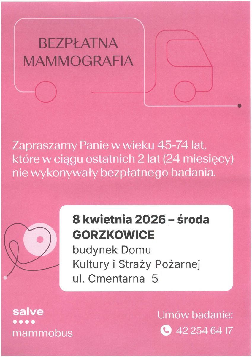 Bezpłatna mammografia