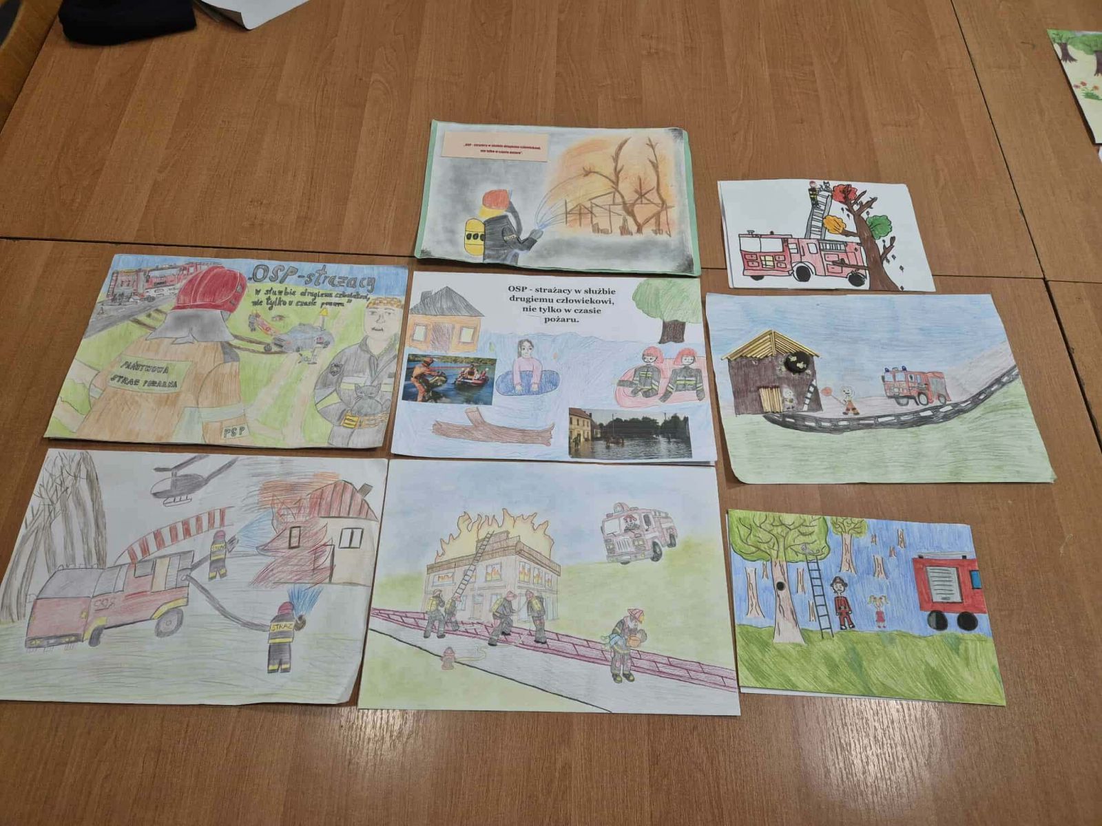 Rozstrzygnięcie etapu gminnego Ogólnopolskiego Strażackiego Konkursu Plastycznego