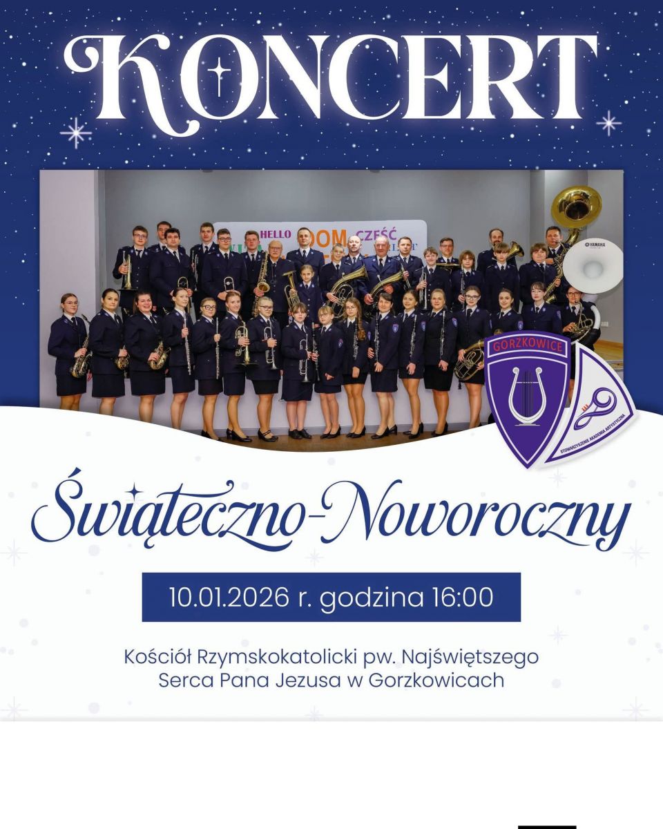  zapraszamy na Koncert Świąteczno-Noworoczny