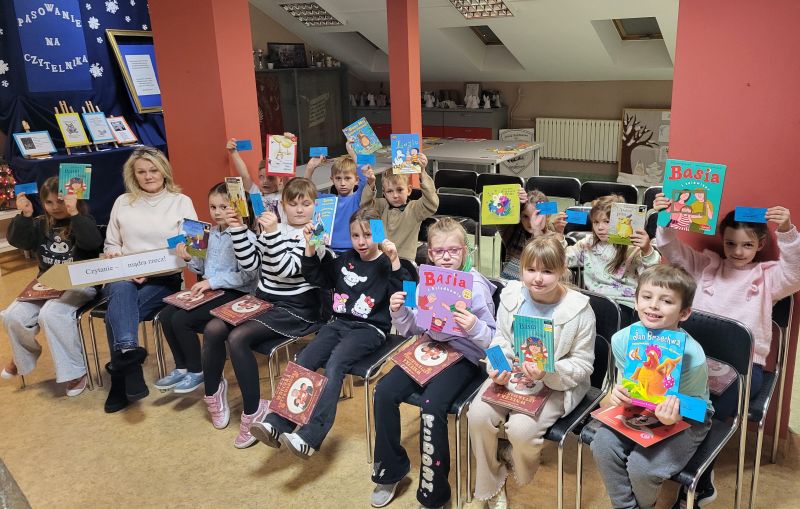Pasowanie na czytelnika &ndash; biblioteka SP Gorzkowice